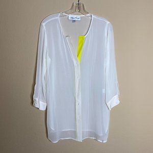 NEW fifteen-twenty silk sheer tunic blouse